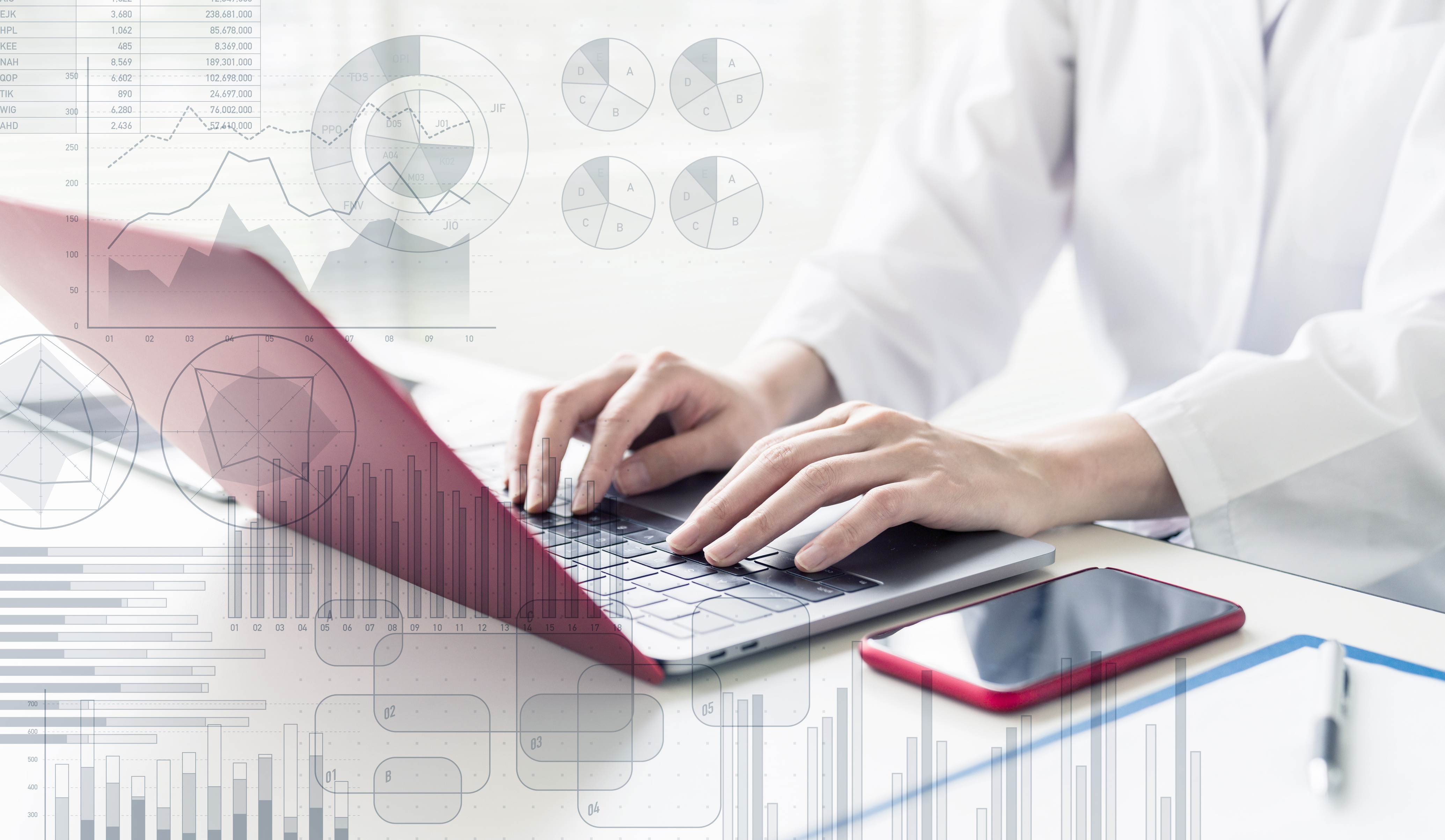 Researcher synthesizing epidemiologic literature